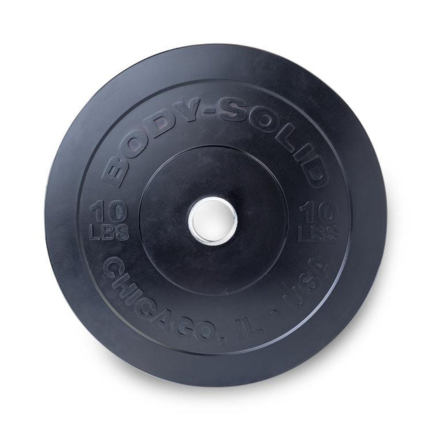 Body-Solid Inc. Chicago Extreme Bumper Plates OBPX10 - 1.0 Each