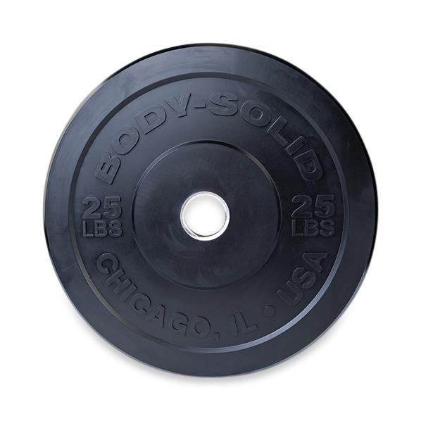 Body-Solid Inc. Chicago Extreme Bumper Plates OBPX25 - 1.0 Each
