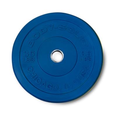 Body-Solid Inc. Chicago Extreme Bumper Plates OBPXC35 - 1.0 Each