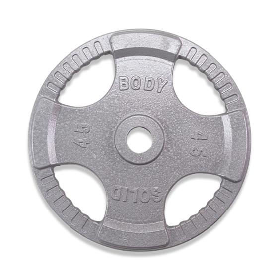 Body-Solid Cast Iron Grip Olympic Plate, 45 lb. - BSTOPT45