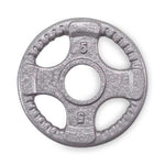 Body-Solid Cast Iron Grip Olympic Plate, 5 lb. - BSTOPT5