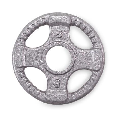 Body-Solid Cast Iron Grip Olympic Plate, 5 lb. - BSTOPT5