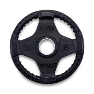 Body-Solid Rubber Grip Olympic Plate, 10 lb. - ORT10 - 1 Each