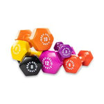 Body-Solid Vinyl-Coated Hex Vinyl Dumbbells, 6 lb., Red - BSTVD6 - 1 Each