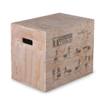 BODY-SOLID INC. Body-Solid Tools 3-in-1 Wooden Plyo Box BSTWPBOX 1 Each - MDL-BSTWPBOX