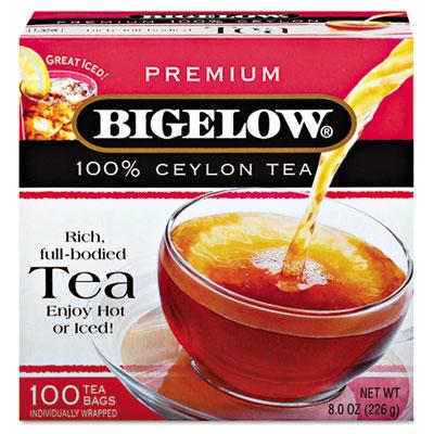 Bigelow Assorted Packs Premium Ceylon Black Tea Bags, 100 Bags / Box - 00351 - 100 Each