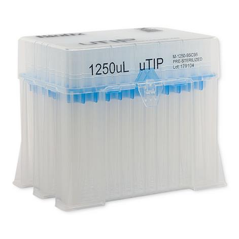 Biotix Inc UTip Universal-Fit Pipette Tip M-1250-9NC - 3840.0 Each