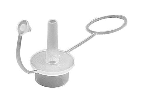 Vyaire AirLife Disposable Oxygen Stem with Plug, 22 mm I. D. x 18 mm I. D. - 001803 - 1 Each