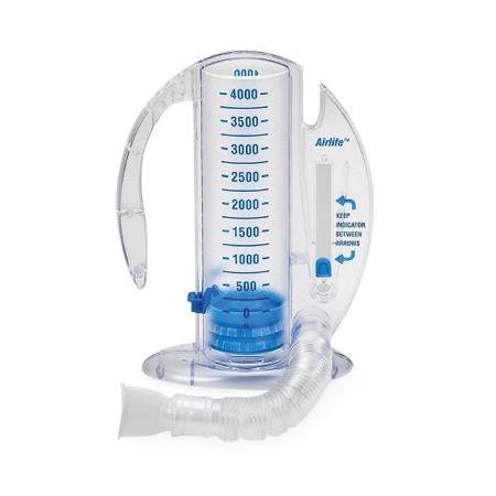 Vyaire AirLife Volumetric Incentive Spirometer, 1 Way Valve, 4,000 mL - 001901A - 1 Each