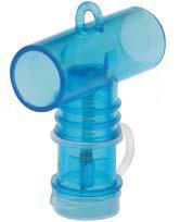 Vyaire AirLife Adapter, Valved, Tee, 22 Mm Od X22MM Id - 002061 - 30 Each