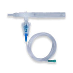 Vyaire AirLife Misty Max 10 Small Volume Disposable Nebulizer with Baffled Tee, 7' U / Connect-It Oxygen Tubing with Blue Rigid Tip, Mouthpiece, and 6" Flextube - 002446 - 50 Each