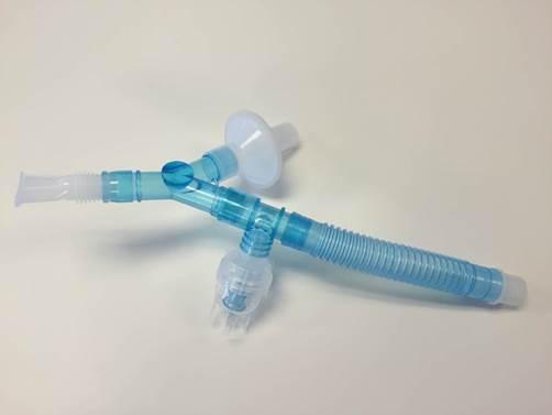 Vyaire AirLife Misty Max 10 Small Volume Disposable Nebulizer with Patient "Y" Mouthpiece, 7' Oxygen Tubing with Rigid Blue Tip, 6" Flextube, and Bacteria Filter - 002450 - 1 Each