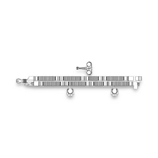 Dual-Limb Ventilator Circuit for MR600/700, with Two 72" Flexible Corrugated Tubes, Ported Patient "Y" with Port Plugs, Elbow Connector, Angled Temp Port with Plug, Tube Hanger, Vyaire - 0Y1778 - 10 Each