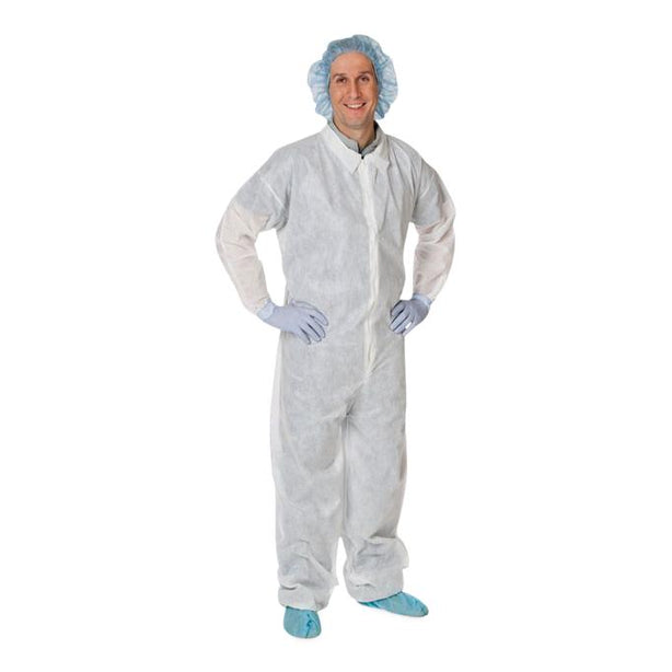 Cardinal Health Medium-Weight Coveralls 1200CV - 24.0 Each - MDL-BXT1200CV