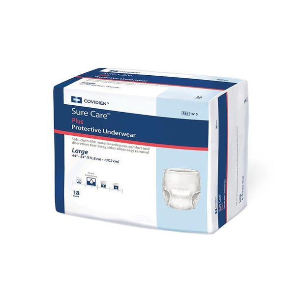 CARDINAL HEALTH Sure Care Plus Extra Heavy Absorbency Protective Underwear 1560P 48 Each - MDL-BXT1560P