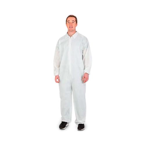 Cardinal White Coveralls - 22003CV - 1 Each - MDL-BXT22003CVH