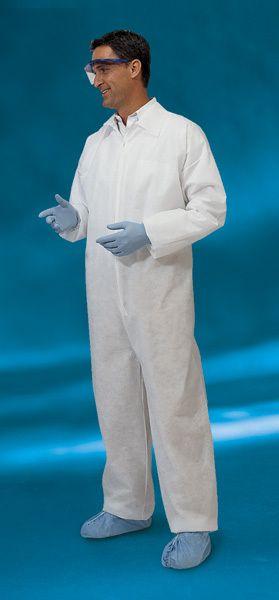 Cardinal White Coveralls - 22004CV - 24 Each - MDL-BXT22004CV