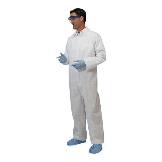 Cardinal White Coveralls - 2200CV - 24 Each - MDL-BXT2200CV