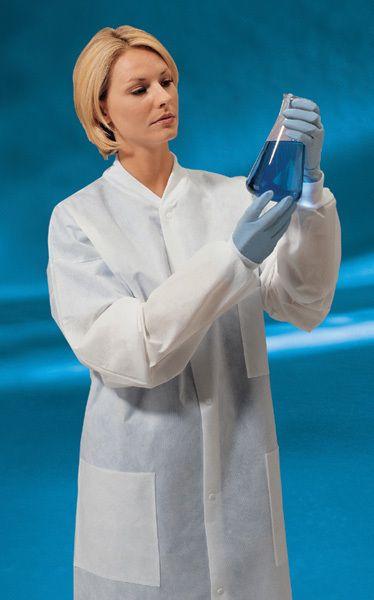 Cardinal Fluid-Resistant Lab Coats - 2201LC - 25 Each - MDL-BXT2201LC