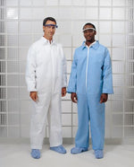 Cardinal White Coveralls - 2202CV - 1 Each - MDL-BXT2202CVH