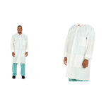 Cardinal Fluid-Resistant Lab Coats - 2311LC - 25 Each - MDL-BXT2311LC