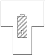 Cardinal "T" Drapes Tiburon Lithotomy Peri / Gyn Pack - 29276 - 10 Each