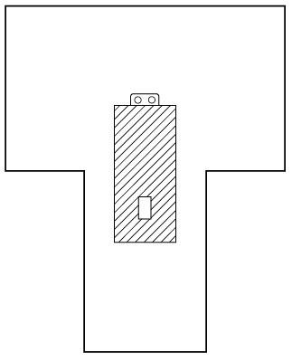 Cardinal "T" Drapes Tiburon Lithotomy Peri / Gyn Pack - 29276 - 10 Each