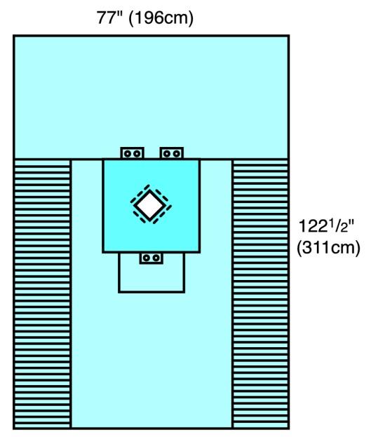CARDINAL HEALTH Cardinal Thyroid Drapes 29422 10 Each - MDL-BXT29422