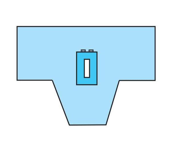 Cardinal Drapes Lithotomy Sheet - 29450 - 10 Each