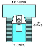 CARDINAL HEALTH Cardinal C-Section Drapes 29452 8 Each-MDL-BXT29452