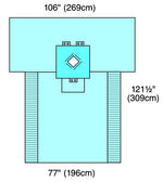 Cardinal Health Thyroid Drapes with Armboard Covers - BXT29522H