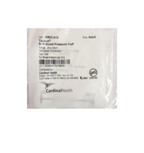 Cardinal Health 1-Tube Neonatal Soft Disposable Blood Pressure Cuffs 30502-110A 40.0 Each-MDL-BXT30502110A