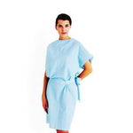 Cardinal Limited-Use Raglan-Sleeve Patient Gown, One Size Fits All - 3161 - 24 Each