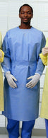 Cardinal Health Full-Back PP SMS Protective Procedure Gowns with Knit Cuffs 3201PG - 60.0 Each