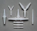 Cardinal Medi-Vac Plastic Sims Connector / Integration Nozzle Suction Tubing Connector, Sterile - 361 - 1 Each