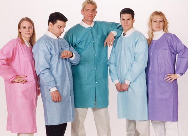 Lab Coat, Fluid Resistant, White, Size 2XL, Premium Knee-Length - C3660WH2XL - 50 Each