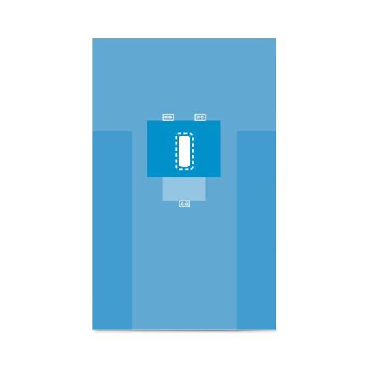 CARDINAL HEALTH Emerald ISO-B Heavy-Duty Extremity Drapes 59438 1 Each-MDL-BXT59438H