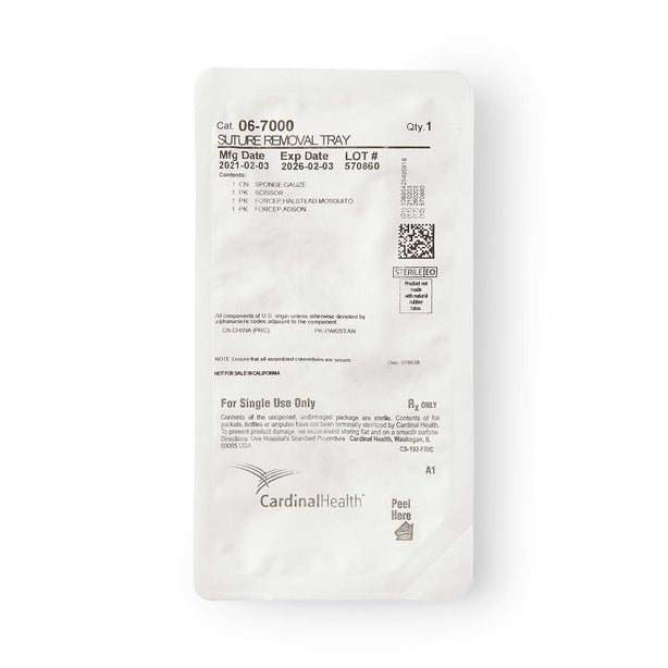 CARDINAL HEALTH Cardinal Suture Removal Kits 1862890 1 Each - MDL-BXT67000H