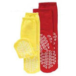 Cardinal Patient Safety Footwear Slippers, Terry Facing In, Red, Size XL - 68125-RXL - 48 Pair