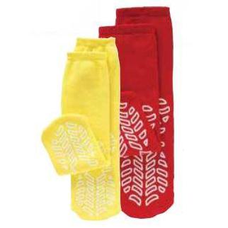Cardinal Patient Safety Footwear Slippers, Terry Facing In, Red, Size XL - 68125-RXL - 48 Pair