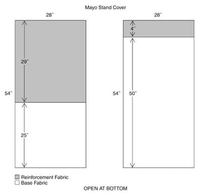 Cardinal Health Cardinal Plastic Mayo Stand Covers 8339 - 1.0 Each