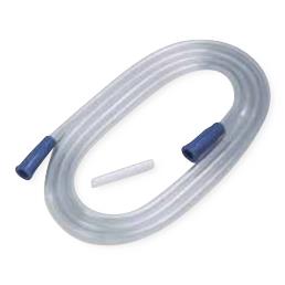 Cardinal Medi-Vac Plastic Molded Female Tubing Connector, 1/4" x 25" - 8888301645 - 10 Each