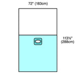 CARDINAL HEALTH Cardinal Laparotomy Drapes 9133 15 Each-MDL-BXT9133