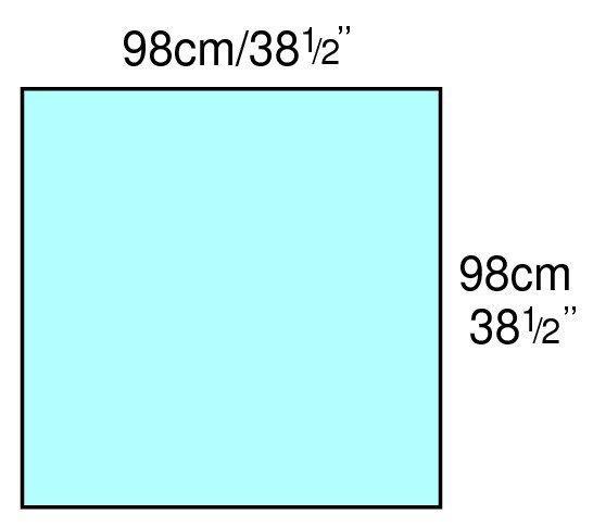 Cardinal Square Folded Drapes - 9461 - 30 Each - MDL-BXT9461