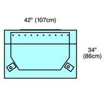 Cardinal Head Drape, 43" x 39" - 9556 - 20 Each