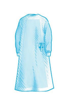 Sterile-Back Fabric-Reinforced Surgical Gowns - 9571 - 18 Each - MDL-BXT9571