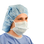 Cardinal ASTM Level 1 with Tie Closure Duckbill Surgical Mask, Sensitive, White - AT51334 - 50 Each