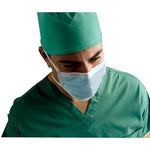 Cardinal F2100-11 ASTM Level 3 Surgical Mask with Anti-Fog Foam and Anti-Glare Eye Shield - AT74635-I - 25 Each