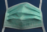 Cardinal Health ASTM Level 1 Duckbill Surgical Masks with Tie Closure AT752007 - 50.0 Each