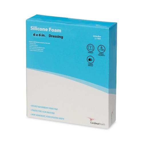 Cardinal Health Cardinal Health Silicone Bordered Foam Dressings BFM66LTE 50.0 Each-MDL-BXTBFM66LTE